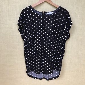 NWT Zara Polka Dot Top